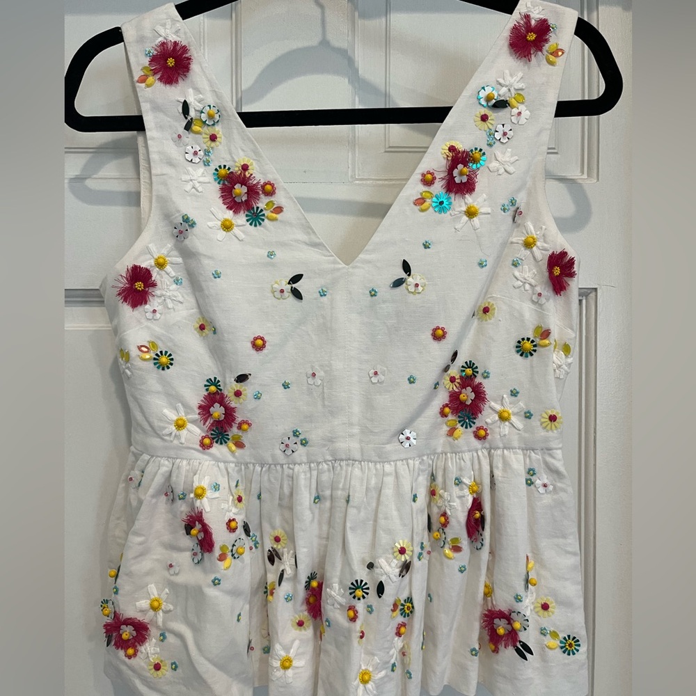 J.Crew Embellished Top